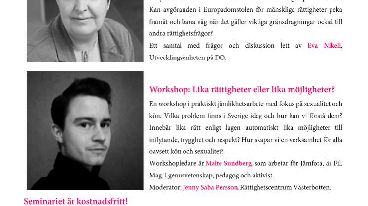 HBTQ RÄTTIGHETER – HUR LÅNGT RÄCKER LAGEN?