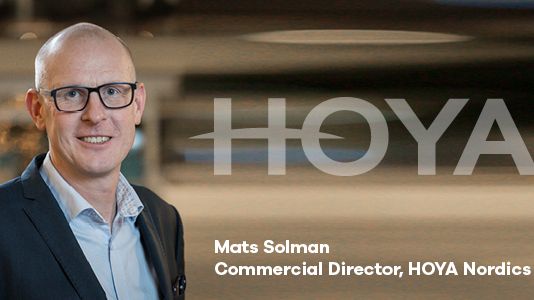 Mats Solman, HOYA Nordics nya Commercial Director