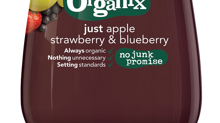 Organix just strawberry & blueberry