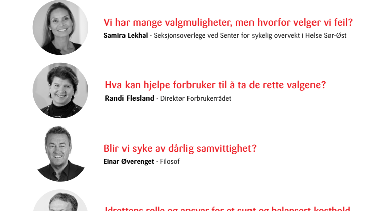 Program - Er vi enige om hva som er sunt?