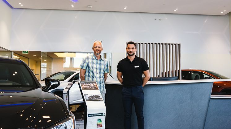 Brand Manager/ Salgssjef Morten Teksnes og eiendomssjef Paal Skaalsvik