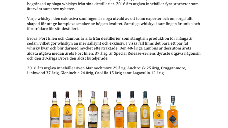 Årets mest exklusiva whiskysamling 