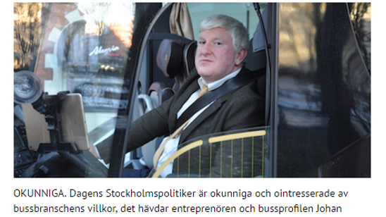 Johan Ekman intervjuas för Resforum och Trafikforum