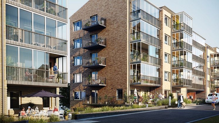 Byggstart för 79 seniorbostäder i Bonum Brf Guldmyntet i Högsbo
