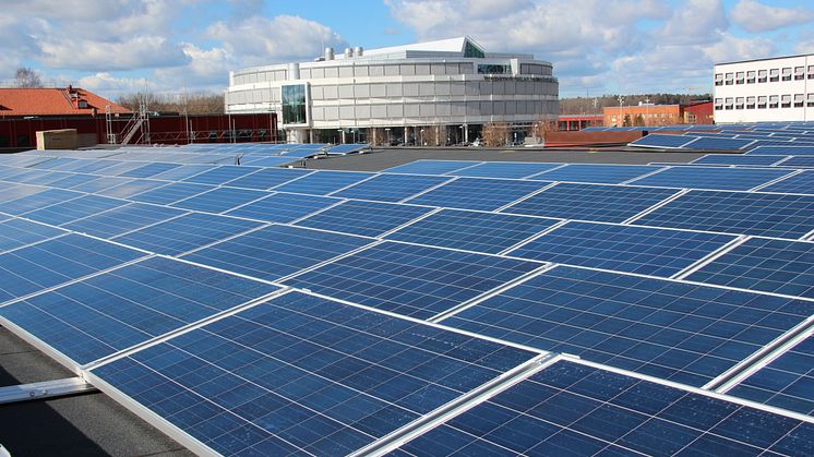 Pressinbjudan: Nu invigs Akademiska Hus största satsning på solceller