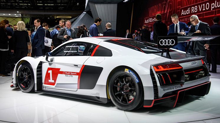 The new Audi R8 LMS on the Geneva Motorshow 2015
