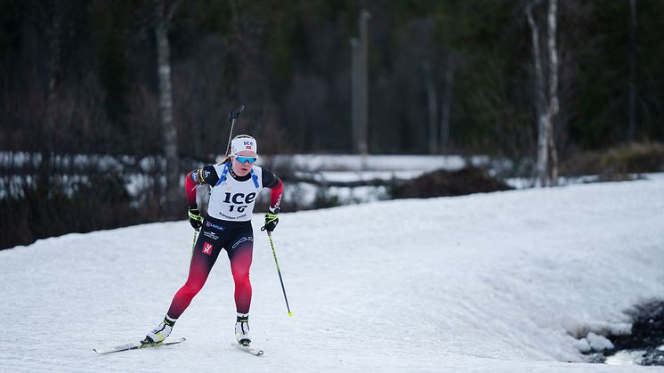 KLAR FOR VERDENSCUP: Karoline Erdal er på vei til årets første konkurranse i verdenscupen. Foto: Christian Haukeli