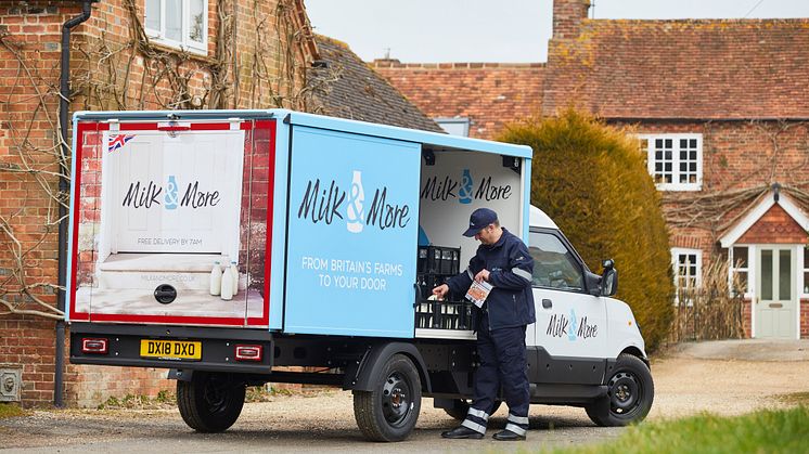 Milk & More electric delivery vehicle