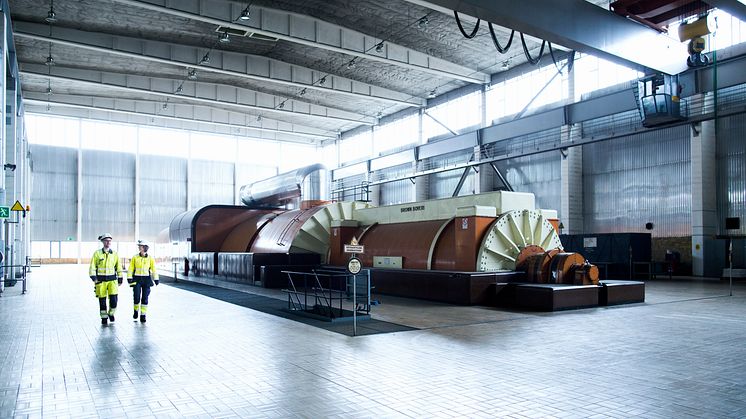 Turbinhallen på Karlshamnsverket