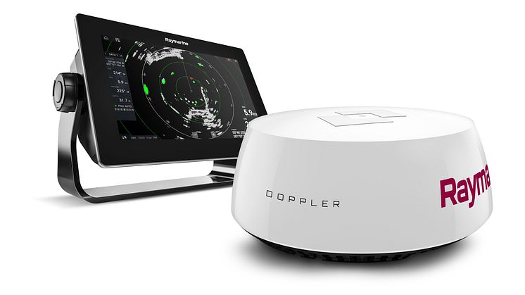 Raymarine's Quantum 2 Doppler radar and Axiom multifunction display offer enhanced collision avoidance