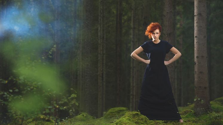 Fashion from forest. (Photo: Anna Sigge)
