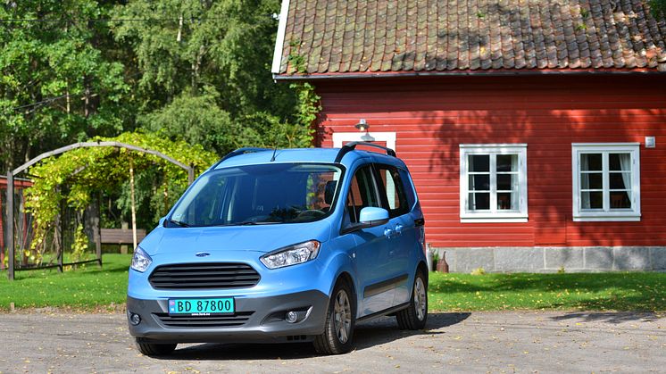 Nye Ford Transit Courier, norges minste og rimeligste varebil har skapt stor etterspørsel på det norske markedet