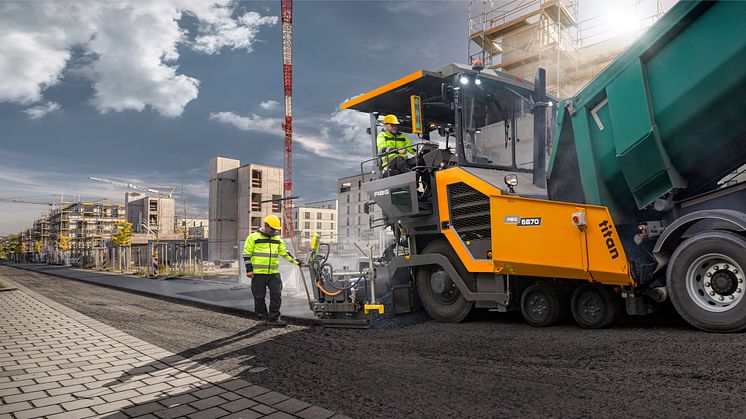 ABG 6870 Titan asftaltläggare från Ammann Group