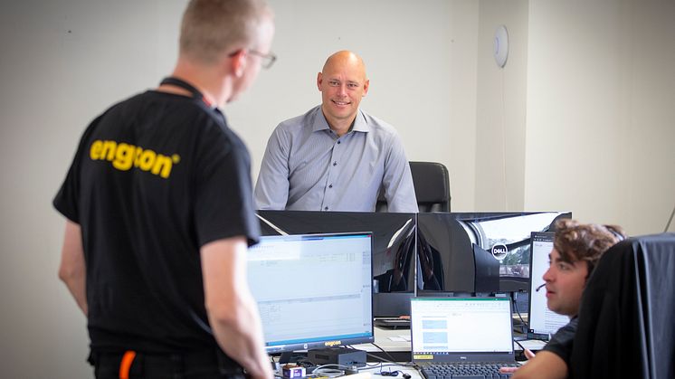 Morten Solgaard på kontoret