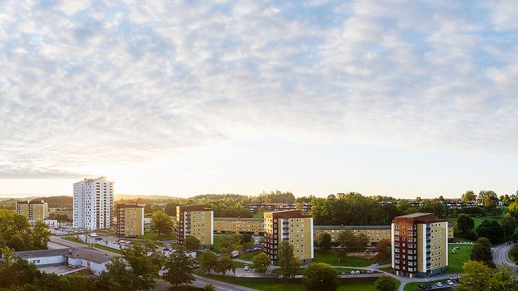 Vy över Hulta. Fotograf Tomas Eriksson.