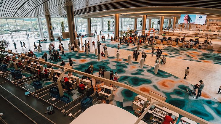 The refreshed Terminal 2 Departure Hall resumed operations on 11 October 2022.