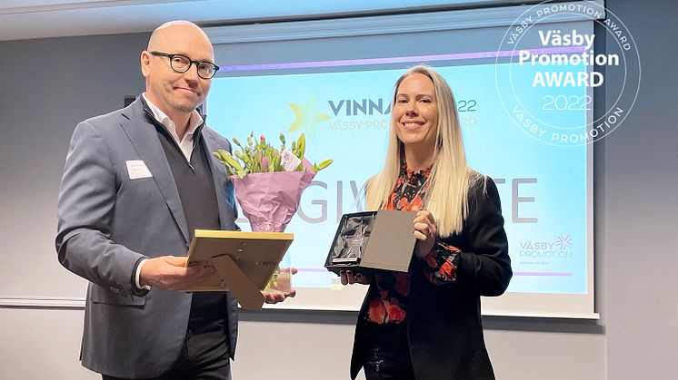 Logiwaste vinnare av Väsby Promotion Award 2022