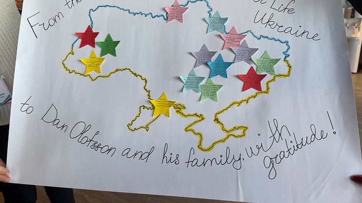 Hälsningar från barnambassadörer på Star for Life Ukraine 