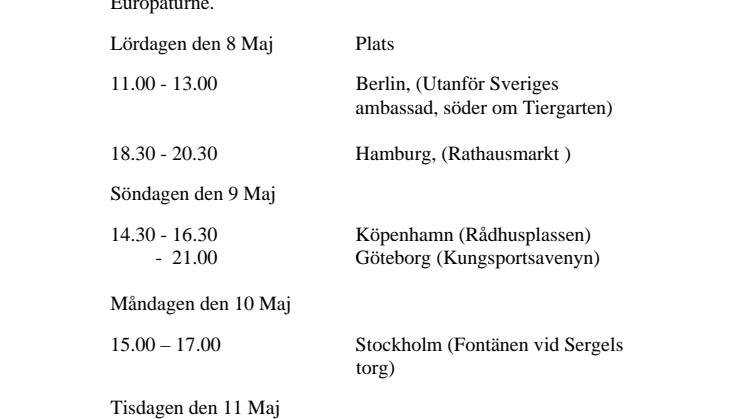 LTUs studentbil Baldos II på Europaturné