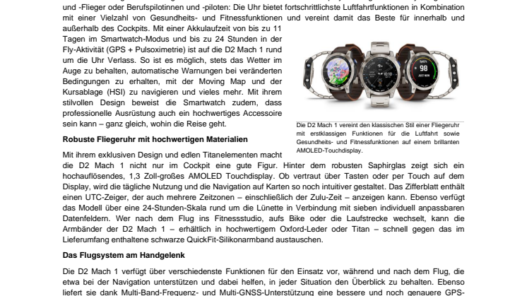 PM Garmin D2 Mach 1