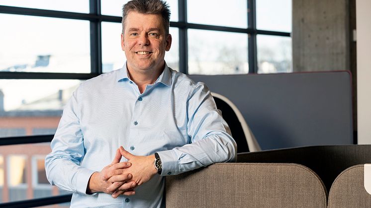 – Vi delar gärna med oss av den AI-lösning som har utvecklats tillsammans med Fraunhofer-Chalmers, säger Jonas Tannerstad, el- och automationschef hos ÖBO. Bild: Alexander von Sydow