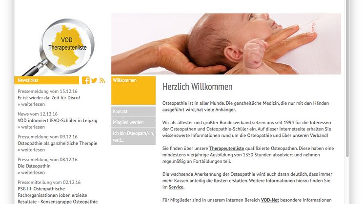 1,5 Millionen User pro Jahr: www.osteopathie.de bricht erneut Besucherrekord