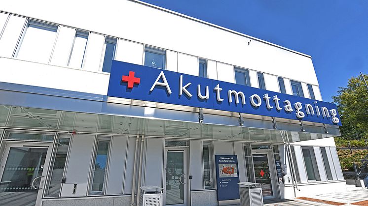 Den nya behandlingsbyggnaden vid Södertälje sjukhus har certifierat med MIljöbyggnad Guld.
