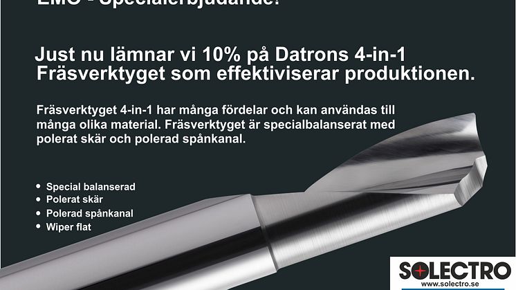 Datron fräsverktyg 4-in-1