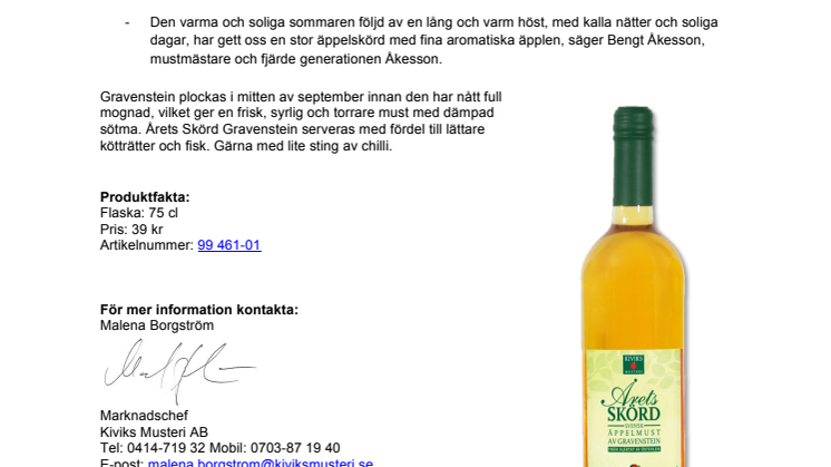 Must för festliga tillfällen