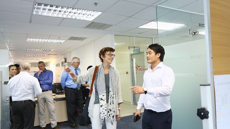 The Norwegian Embassy visiting Trainor Vietnam