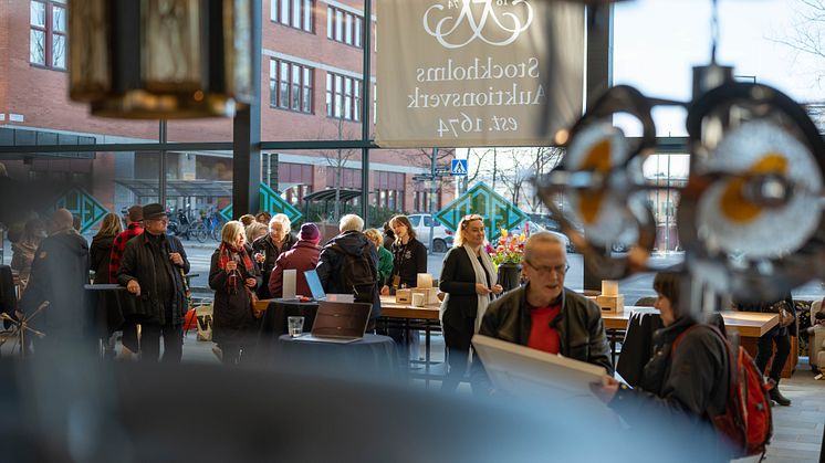 Invigning Stockholms Auktionsverk Sickla den 18 mars