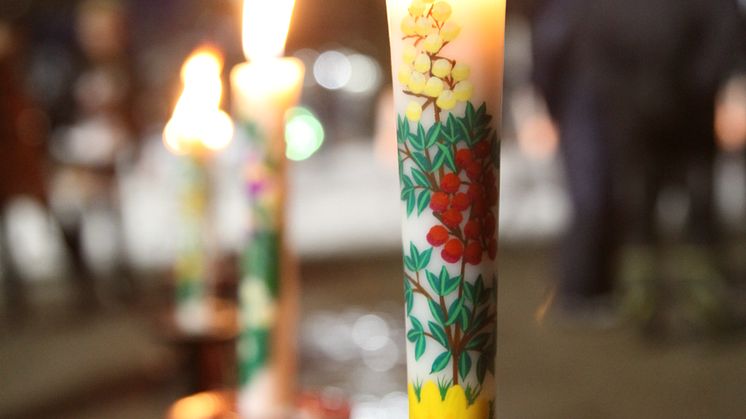 Aizuwakamatsu  The Painted Candle Festival