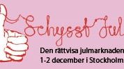 Julhandla med gott samvete. Forum Syd och Studiefrämjandet välkomnar till Schysst julmarknad 1-2 december