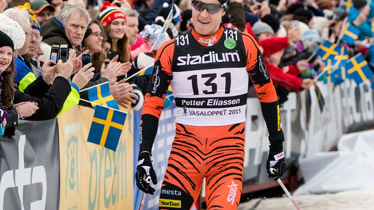 Petter Eliassen, Norge, vann Vasaloppet 2015