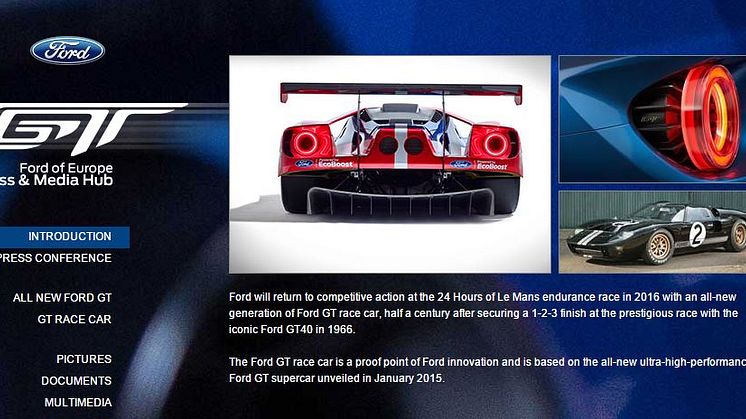 Ford GT vender tilbage til Le Mans