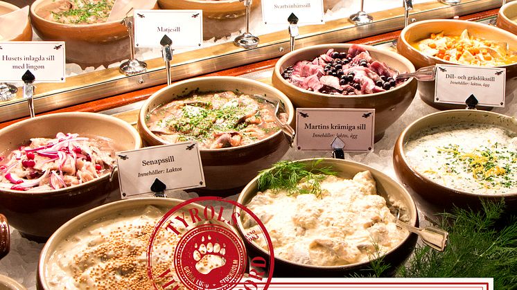 Tyrols Vilda Julbord låter gästerna välja ny sillsmak