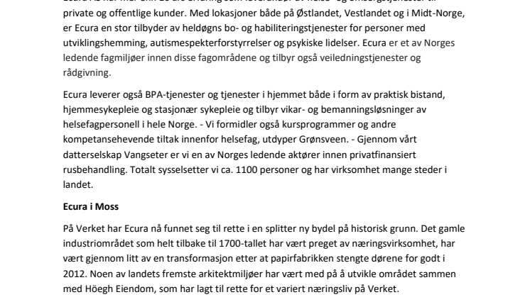 Ecura til Verket