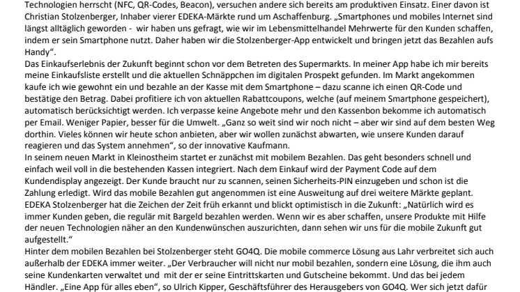 Der Supermarkt, mein Smartphone und ich