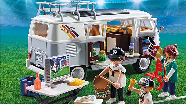 PLAYMOBIL_Edeka, Marktkauf und Netto_Fußball-Party