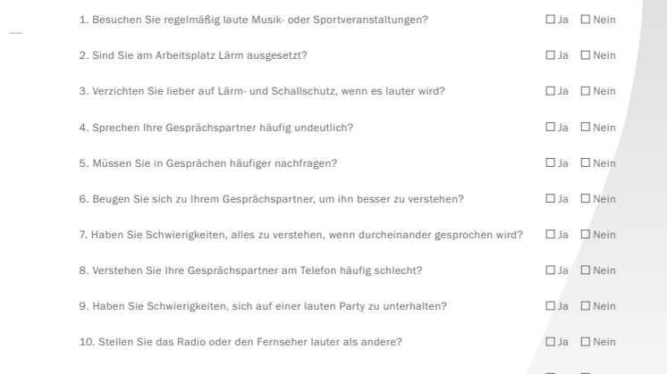 ​Wie gut hören Sie? – 10 Fragen zum guten Hören und Verstehen