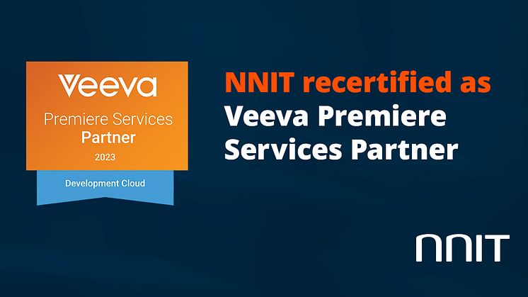 NNIT recertified as Veeva Premiere Services Partner – Development Cloud