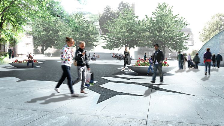 ”Öppen scen” är det vinnande förslaget för S:t Johannesplan och Konsthallstorget