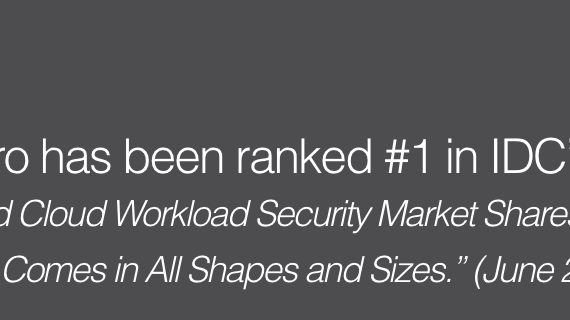 IDC rankar Trend Micro som världsledare inom Global Hybrid Cloud Security