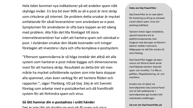 10 tips mot spam
