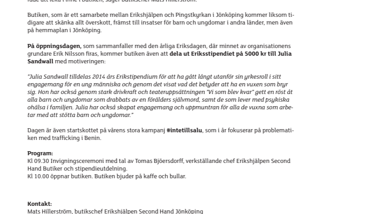 På lördag öppnar en av Europas största second hand-butiker i Jönköping