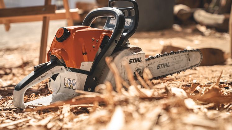 STIHLs elektroniska sensor STIHL Smart Connector som under hela 2019 kommer levereras med alla modeller av motorsågen MS 261.