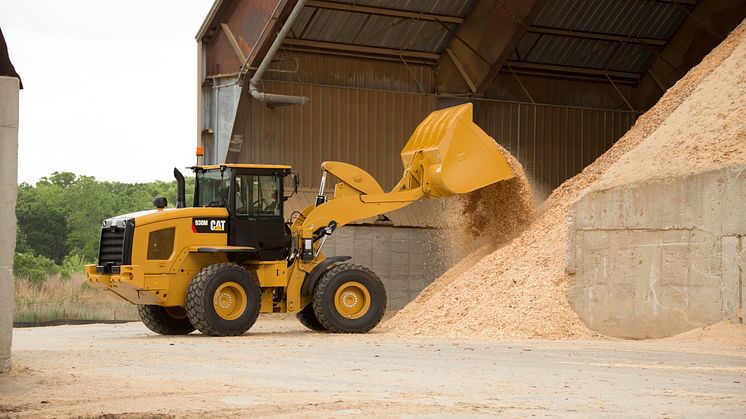 Cat 930M hjullastare - tömmer skopa
