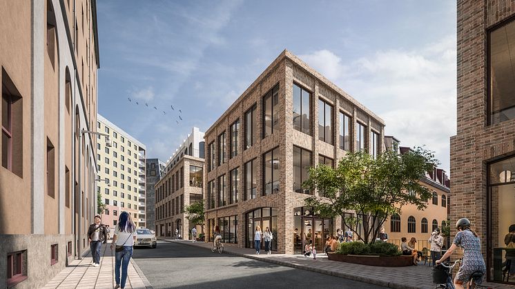 Den nya kvartersstrukturen kommer att ge ett helt annat folkliv på Torsgatan och Hälsobrunnsgatan. 