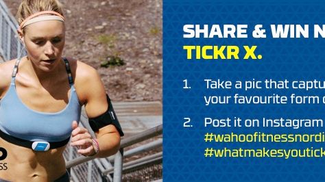 Share & Win new TICKR X!