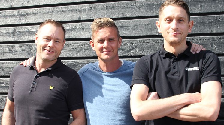 Christian Persson, Magnus Nordström och Aleksandar Milosevic.